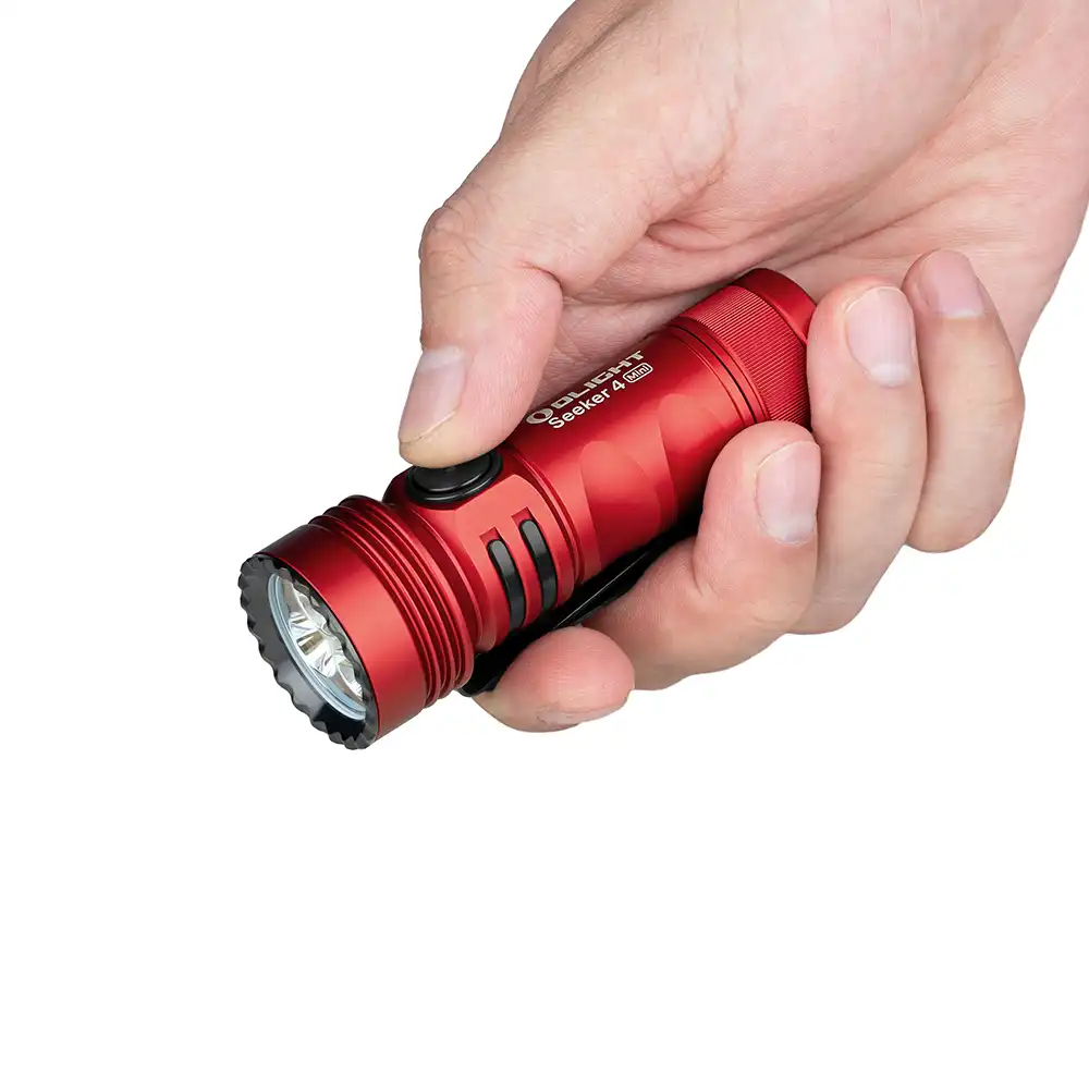 Olight Seeker 4 Mini 1200 Lumens Mini EDC Torch with White & UV Light